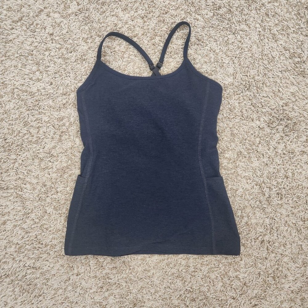 Beyond Yoga Spacedye Out of Pocket Tank - Nocturnal Navy / Small